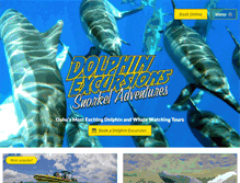 Tablet Screenshot of dolphinexcursions.com